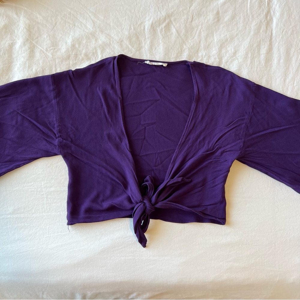AMERICAN THREADS CROP TOP